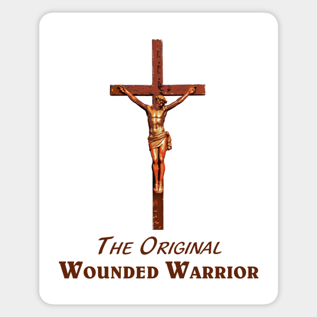 The Original Wounded Warrior Sticker by White Elephant